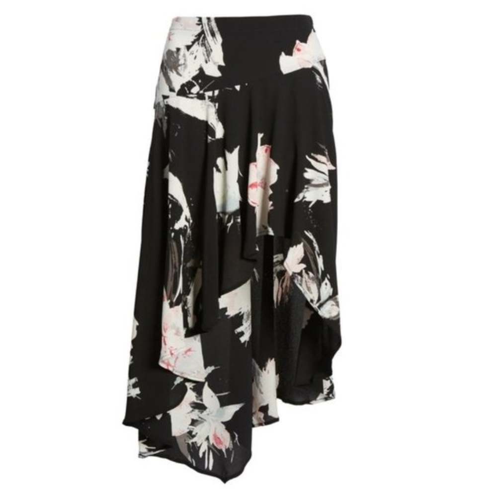 Leith High/Low Midi Skirt